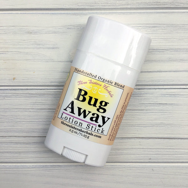 Bug Away All Natural Lotion Stick exp 5/2024 Three Sisters Herbals