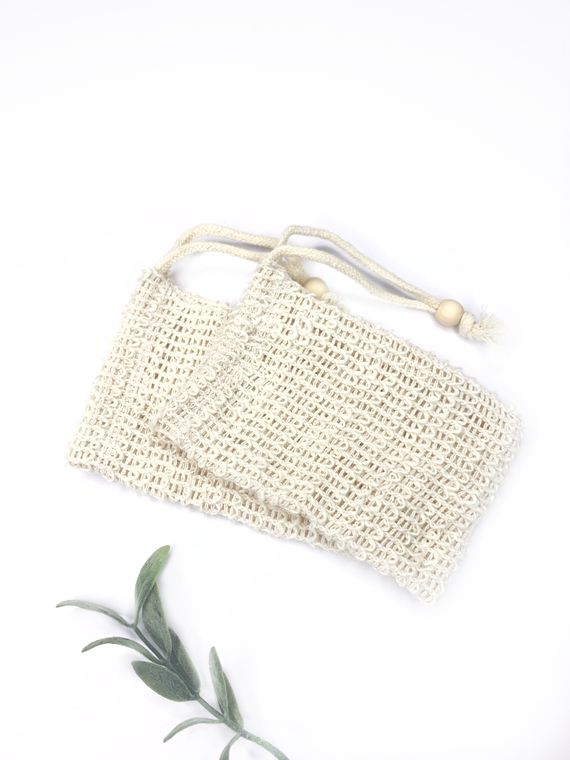 Biodegradable Natural Sisal Soap Saver Pouch