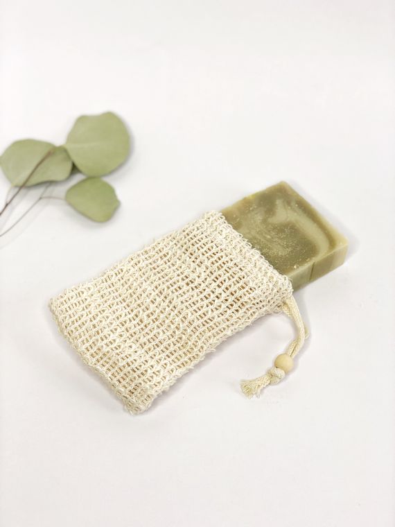 Biodegradable Natural Sisal Soap Saver Pouch