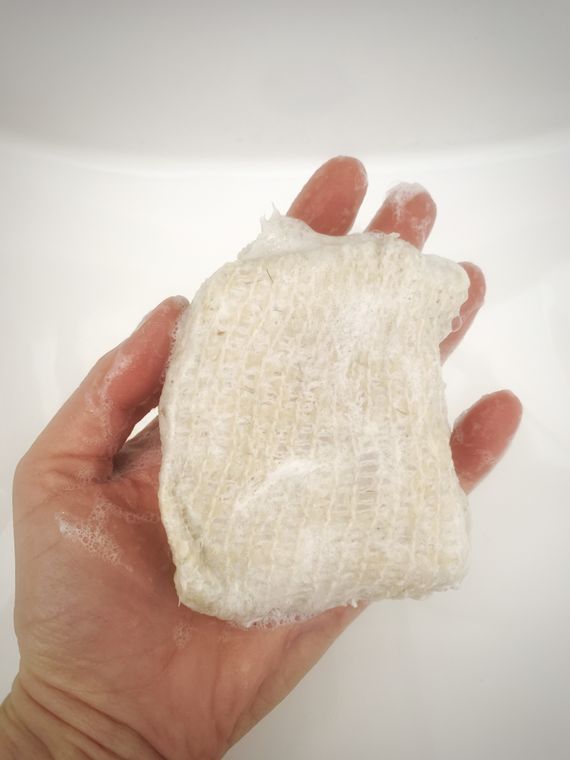 Biodegradable Natural Sisal Soap Saver Pouch