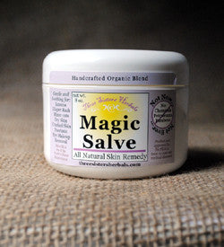 three sisters herbals organic skin care handcrafted wicked magic salve tea tree oil skin care rashes rash treatment organic magic salve horses hooves hooved animals hoof farm animals dry skin dogs dog cream cracked heels chickens cats antifungal animals animal care kit all natural dog gifts all natural abscesses. The best all-natural herbal salve.