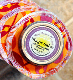 terry cloth skin care salve reusable facial pads organic moisturizer magic salve flannel facial pads eye makeup removal cotton cloth facialpads circles all natural Magic Salve’s hypoallergenic, non-greasy, non-irritating, super-soothing skin salve is Made in The USA and naturally contains a light, refreshing scent. Enjoy the medicinal benefits of a hand selected, unique herbal blend known to moisturize, protect skin and promote healing of many common skin conditions.
